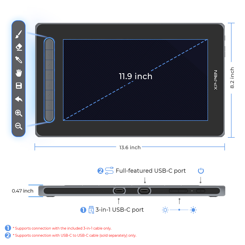 Artist 12 (2nd Gen) Compact Pen Display Monitor | XP-Pen Official